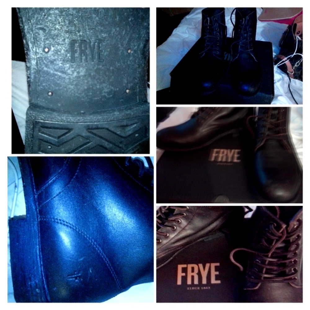 Frye Company Tyler Lace-up Boots Size 11.5 Mens Brand New